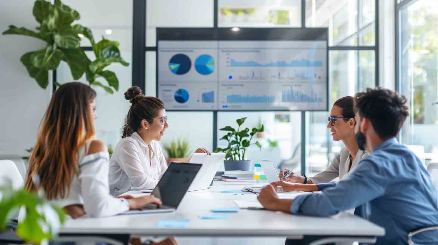 Dental marketing team planning SEO and PPC strategies for an Irvine dental practice